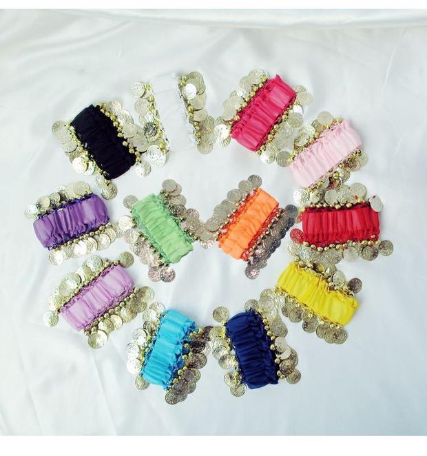 Ngày thiếu nhi Belly Dance Bracelet Ấn Độ Phụ kiện khiêu vũ Trang sức biểu diễn Vòng tay chuỗi vòng treo Đồng hồ đeo tay khuyến mãi - Vòng chân vòng đeo chân cho nữ