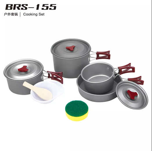 Brother BRS-155 Outdoor Camping Package Portable Picnic Pan 4 - 5 people folded tableware