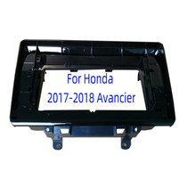 Suitable for Fit 15-18 10 1 inch variable large screen navigation modified face frame bright black