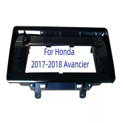 Suitable for Honda 15-18 10 1 inch variable large screen navigation modified face frame bright black