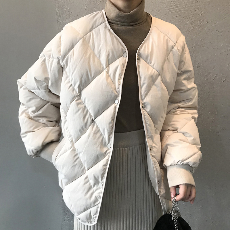 Down Cotton Suit Woman Short Winter Design Sensation Small Crowdg Cotton Padded Jacket Thickened Baseball Suit Cotton Coat Jacket