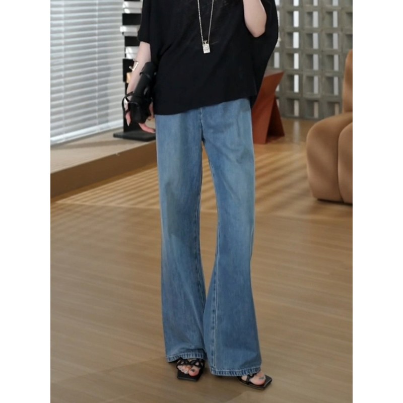Qiu Yingying Hela Aomi "American Imported Pima Cotton" Lyocell Mulberry Silk Straight-Leg Jeans