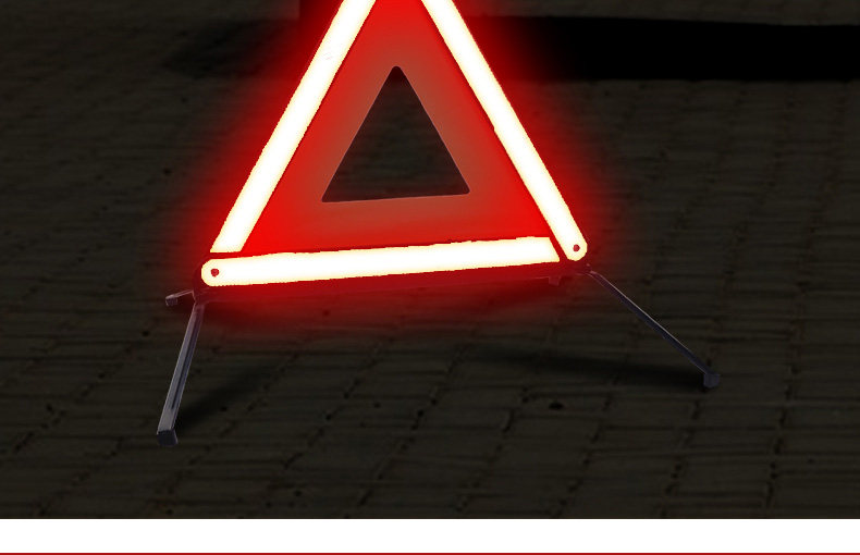 Car tripod warning sign tripod fault dangerous parking reflective folding car fire extinguisher suit car
