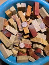 Shoushan stone practice seal seal engraving seal aged stone seal