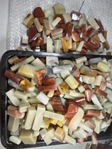 Shoushan Stone～Aging Crystal Hibiscus Stone Practice Badge