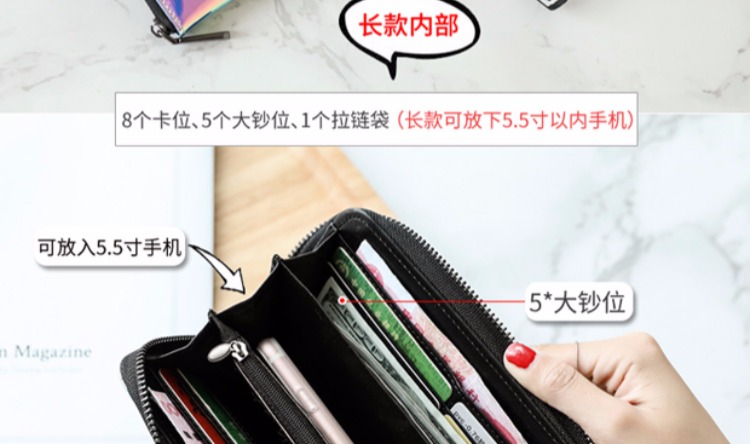 Ví cầm tay nữ ngắn đoạn nhỏ tươi gấp 2018 phiên bản tiếng Hàn mới của ví khóa kéo cá tính dễ thương dành cho sinh viên. ví dài nữ