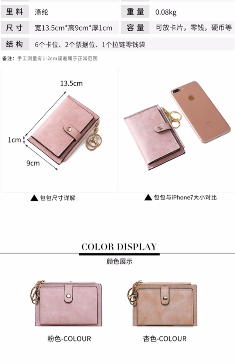 Đồng xu nữ mini nhỏ xinh dễ thương 2018 mới Hàn Quốc dây kéo túi xu đa năng đa chức năng gói thẻ nhỏ ví đựng thẻ mini