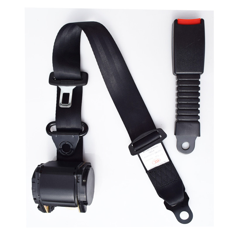 High-end car seat belt three-point automatic retractable safety rope front and rear assembly base accessories