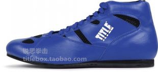 (Original) TITLE boxing shoes low top breathable fighting training men's and women's combat boots non-slip men's and women's blue