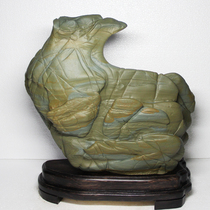 Songhua stone stone stone stone original ornamental stone ornamental stone ornamental stone Jilin old pit pictographic stone color stone back Bird