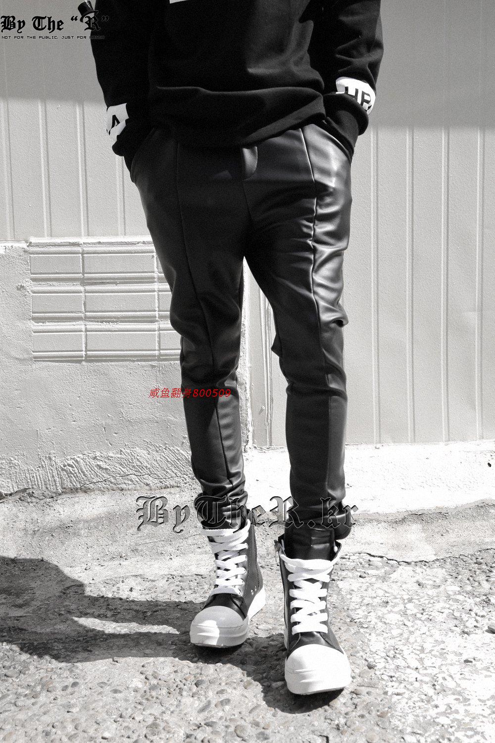 Pantalon cuir homme - Ref 1484161 Image 24