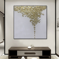 Entrance porch decoration painting new Chinese model room living room sofa background wall painting light luxury study restaurant mural