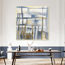 Light luxury gold foil porch decoration painting modern minimalist dining room living room sofa background wall painting corridor end mural