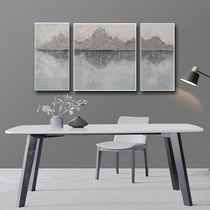 Atmospheric living room decorative painting triple light luxury modern minimalist sofa background wall painting high-end restaurant study oil painting