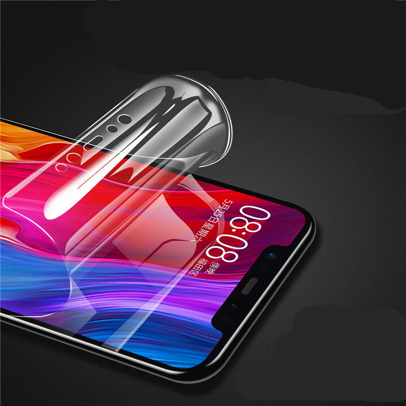 小米9水凝膜曲面小米9se钢化软膜小米9pro抗蓝光护眼米8全屏覆盖手机原装游戏全包无白边液态纳米防摔防指纹