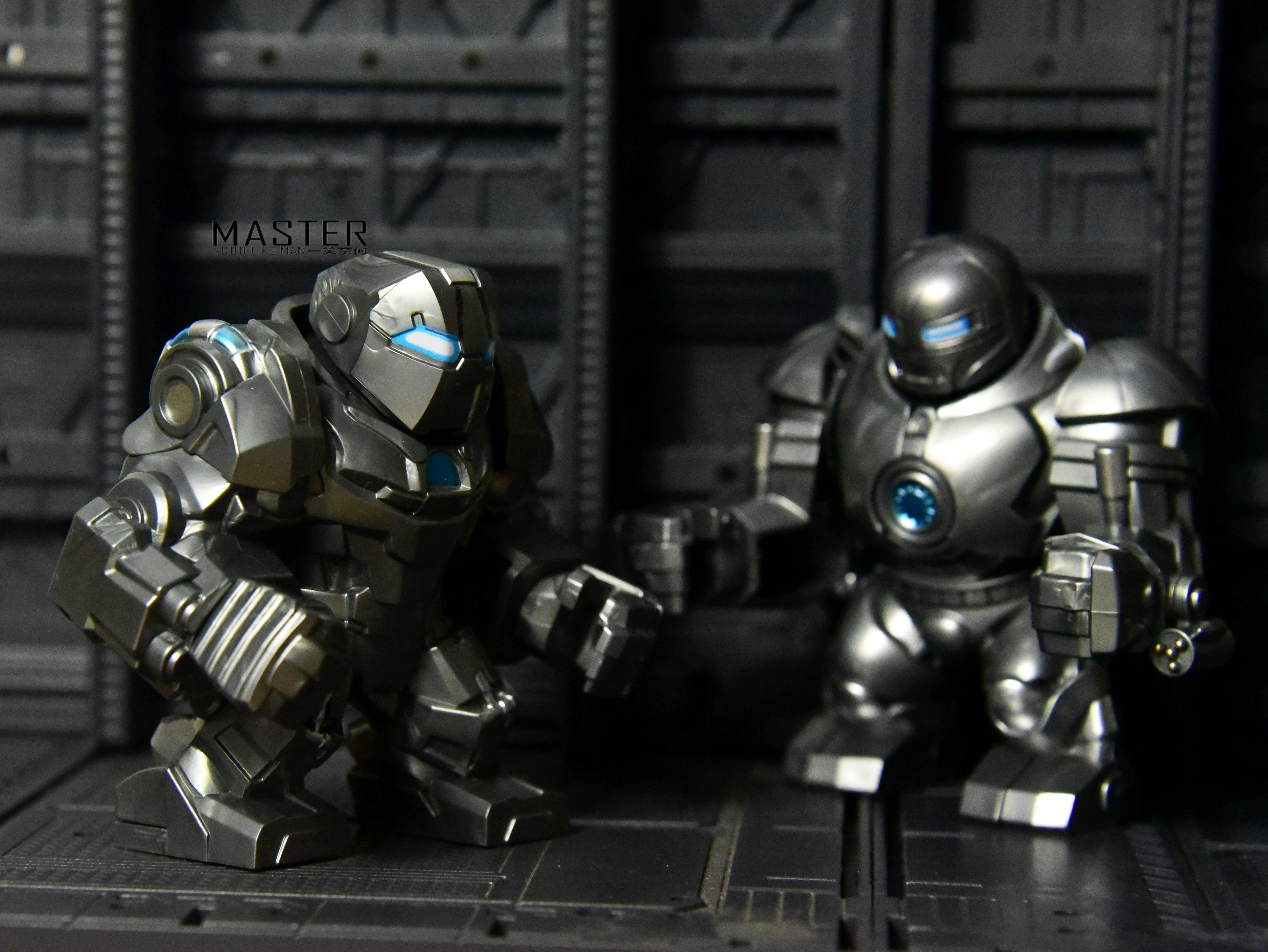 New Revenge Alliance Iron Man Whiplash Iron Fighter Fighting Machine Battle Battle Battle Movable Building Blocks Man Model - Trang trí nội thất trang trí phòng khách đẹp