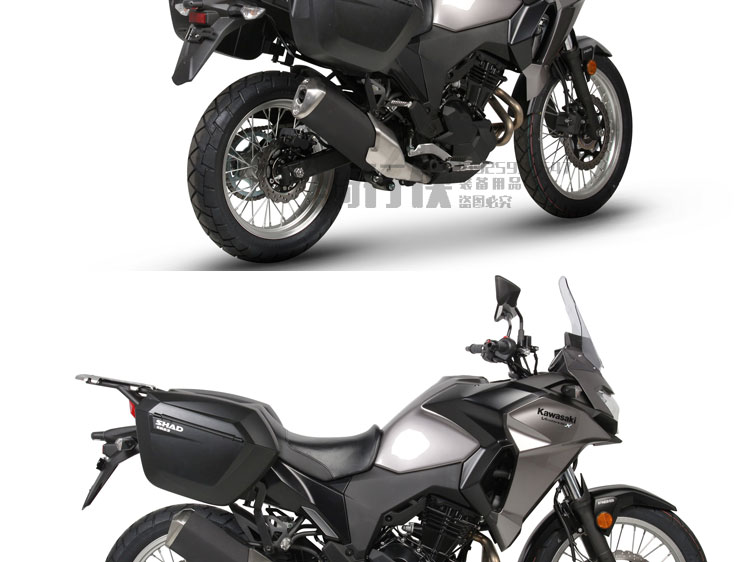 SHAD 火神 650 khung đuôi kỳ lạ VERSYS650 khung bên hộp khung phía sau X300 khung bên - Xe gắn máy phía sau hộp hộp đựng đồ xe winner