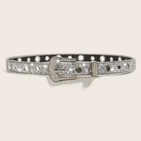 2.5CM wide silver beads, 103cm long [A26]
