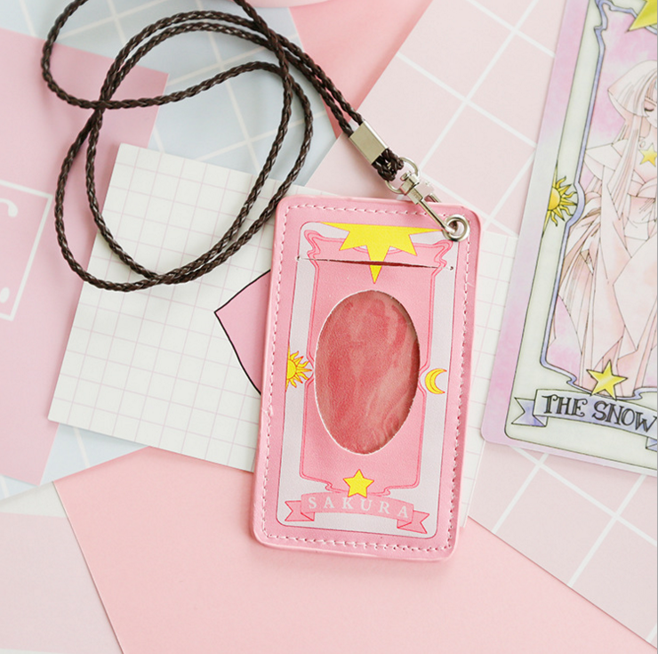 YINYUN Loạt Các Sakura Phim Hoạt Hình Treo Cổ Xe Buýt Bộ Thẻ Ngân Hàng COS Thẻ Ma Thuật Cô Gái Sakura Anime Ngoại Vi những sticker cute