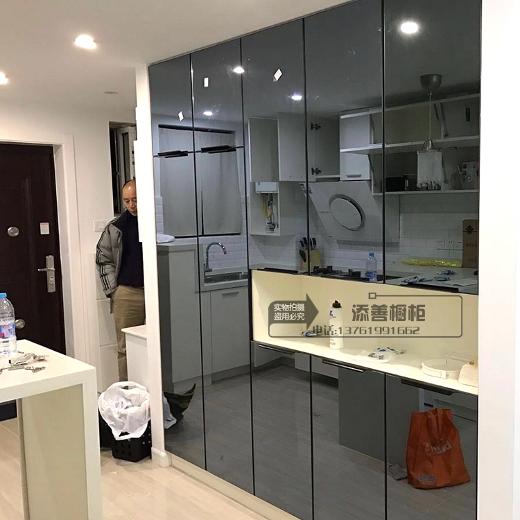 custom door and mirror