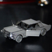 3D no glue-free three-dimensional metal assembly stainless steel puzzle model car EMU series 1965 Mustang sports car