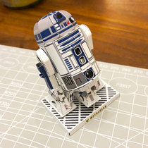 Steel mold Image 3D glue-free three-dimensional metal assembly stainless steel puzzle model planet battle R2D2 robot
