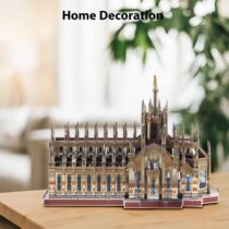 Dragon sensation 3D Cubism Puzzle Milan Cathedral Metal Model Hand Assembled Adult Children Puzzle Toy Gift