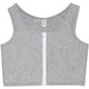 Handsome T corset les zipper body shaping ultra-flat bandage strengthens breast reduction and wraps big breasts to show small underwear women's sports vest