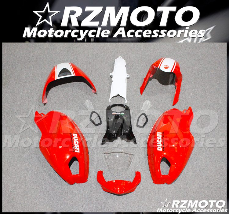 RZMOTO MONSTER 696796795 1100 SHELL FAIRING CARBON FIBER PAINT BAKING FINISH