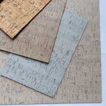 Colored cork board photo wall imported from Portugal TV background decorative wall fire protection