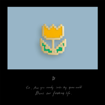 Cosmic Tick Mosaic Flowers Brooch Original Design-Welcome to the game world:)