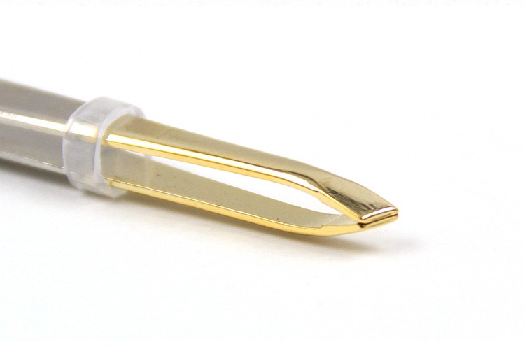 Thép không gỉ xiên nhíp lông mày clip kìm kìm nhổ lông mày clip nhíp lông mày công cụ tạo hình lông mày - Các công cụ làm đẹp khác dao tỉa lông mày