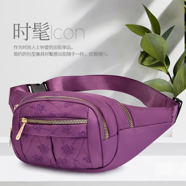 Mobile phone pocket men working site with waterproof women thickened wear resistant outdoor cash wallet Oxford cloth multi-function