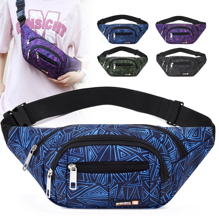 Mobile phone pocket men working site with waterproof women thickened wear resistant outdoor cash wallet Oxford cloth multi-function