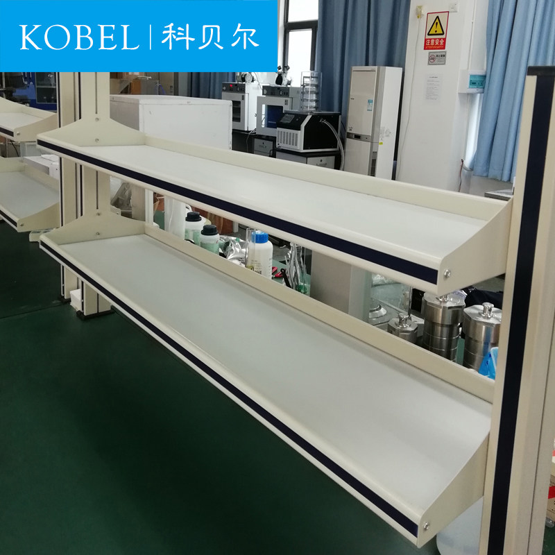 CCTV Aluminum Glass Reagent Rack Laboratory Laboratory Laboratory Test Room Experimental Bench table object shelf