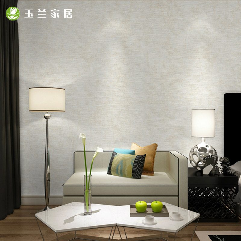 Jade Lanxin Color Custom Seamless Wall Cloth Mottled Cross Veins Wall Fabric Brief Modern Lavish Living Room Bedroom Background Wall Paper-Taobao