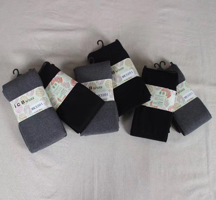 Foreign Trade Women Autumn Winter Pants Socks High elastic Lean Micro Suede Pressure Heating Pants Soft Beauty Legs Shaping Pants Socks