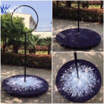 Dream ring sun ring Xinfeng steel pipe Wugang steel pipe ring ring folding stage outdoor mobile rotating portable