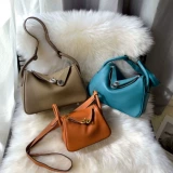 Кожаная сумка через плечо, 2020, воловья кожа, изысканный стиль