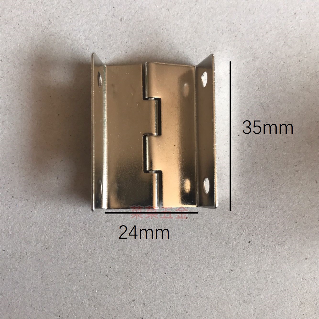 35mm double bend four fold bend hinge clip 9mm plate furniture hinge flip hinge iron nickel plated