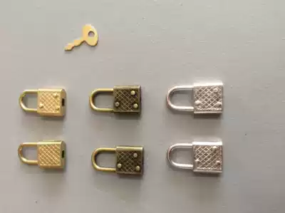 3cm craft gift code lock bag padlock decorative lock padlock jewelry box lock gold silver green ancient