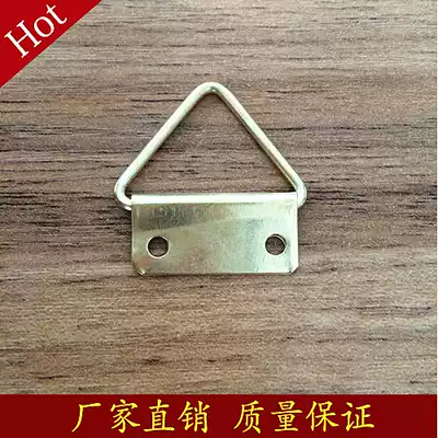 Photo frame accessories hardware photo frame adhesive hook gold horizontal double hole Big Triangle adhesive hook