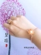 青云 Đoạn văn hoa Baguio buồn hoa keo chuông Zhao Liying nguyên bản vòng cổ kiểu vòng tay một chuỗi nữ đá thạch anh tóc vàng