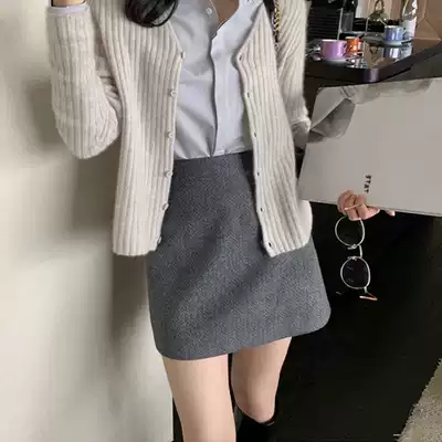 (Qiao Meixi) 2021 Spring and Autumn Dress Joker pregnant women skirt quality lace-up tide mother fashion belly skirt