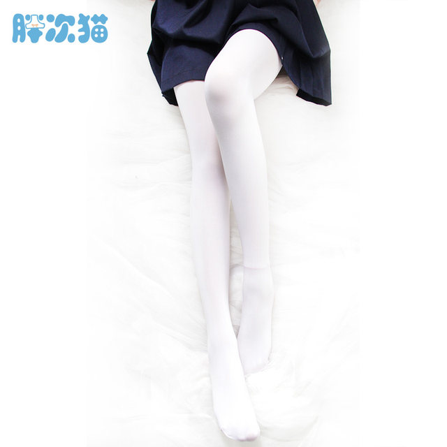 80D velvet pantyhose white stockings black stockings Japanese girl cute leggings women summer