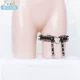 [Giải phóng mặt bằng] ren garter clip đinh tán tình yêu vòng chân phong cách Harajuku dây đai nịt tất đàn hồi