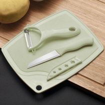 Real affordable stainless steel water fruit knife cutting edge peeler Three suits Home Kitchen Cut Fruit Small Knives
