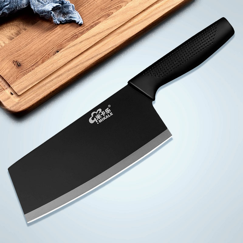 Black Sharp Kitchen Knife Home Stainless Steel Sliced Kitchen Knife Kitchen Knife Kitchen Small Vegetable Knife Chefs Chopped Meat Slices Vegetables-Taobao