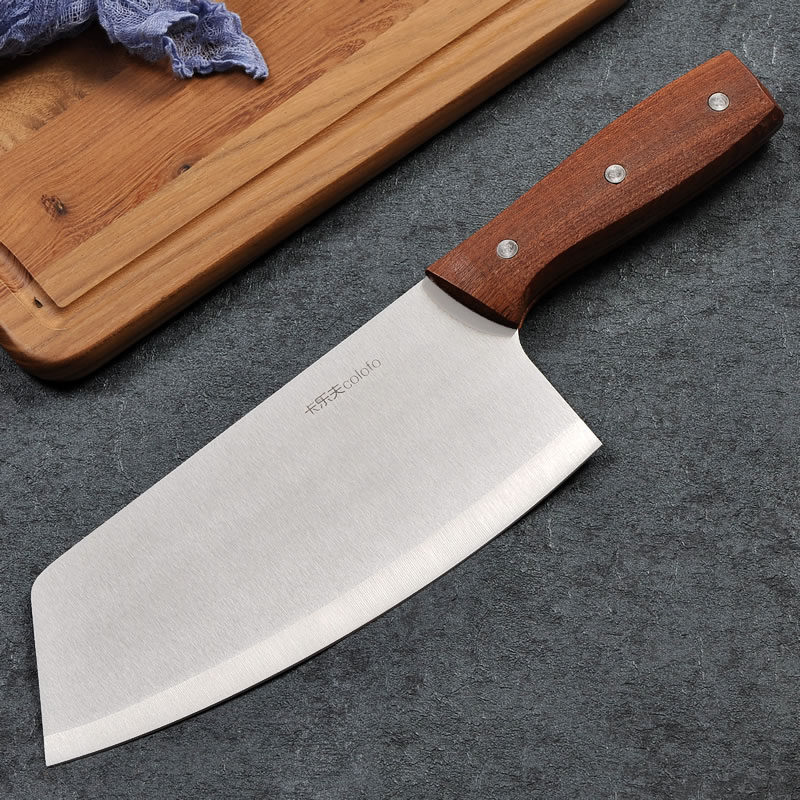 Shark cutting knife stainless steel kitchen housekitchen knife Chinese cook special cutting meat handle cutter cutter vegetables