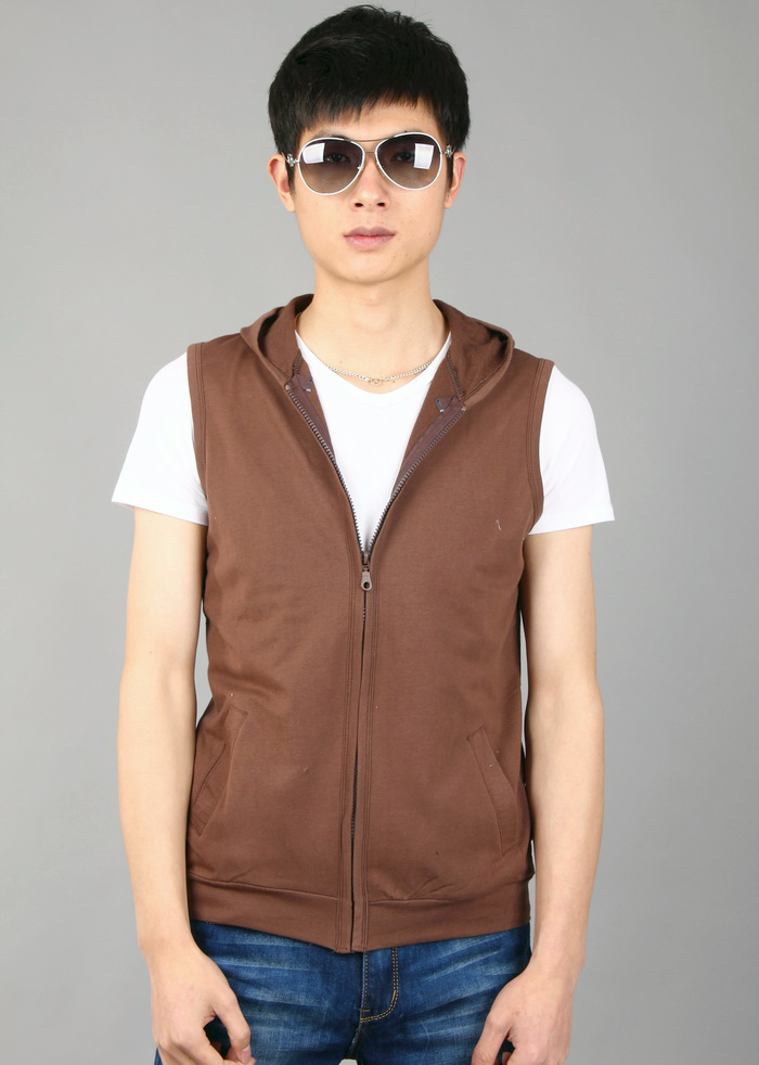Mùa xuân và mùa hè cotton trùm đầu vest nam phiên bản Hàn Quốc của áo không tay giản dị áo vest vest - Áo vest cotton áo khoác mùa hè nam